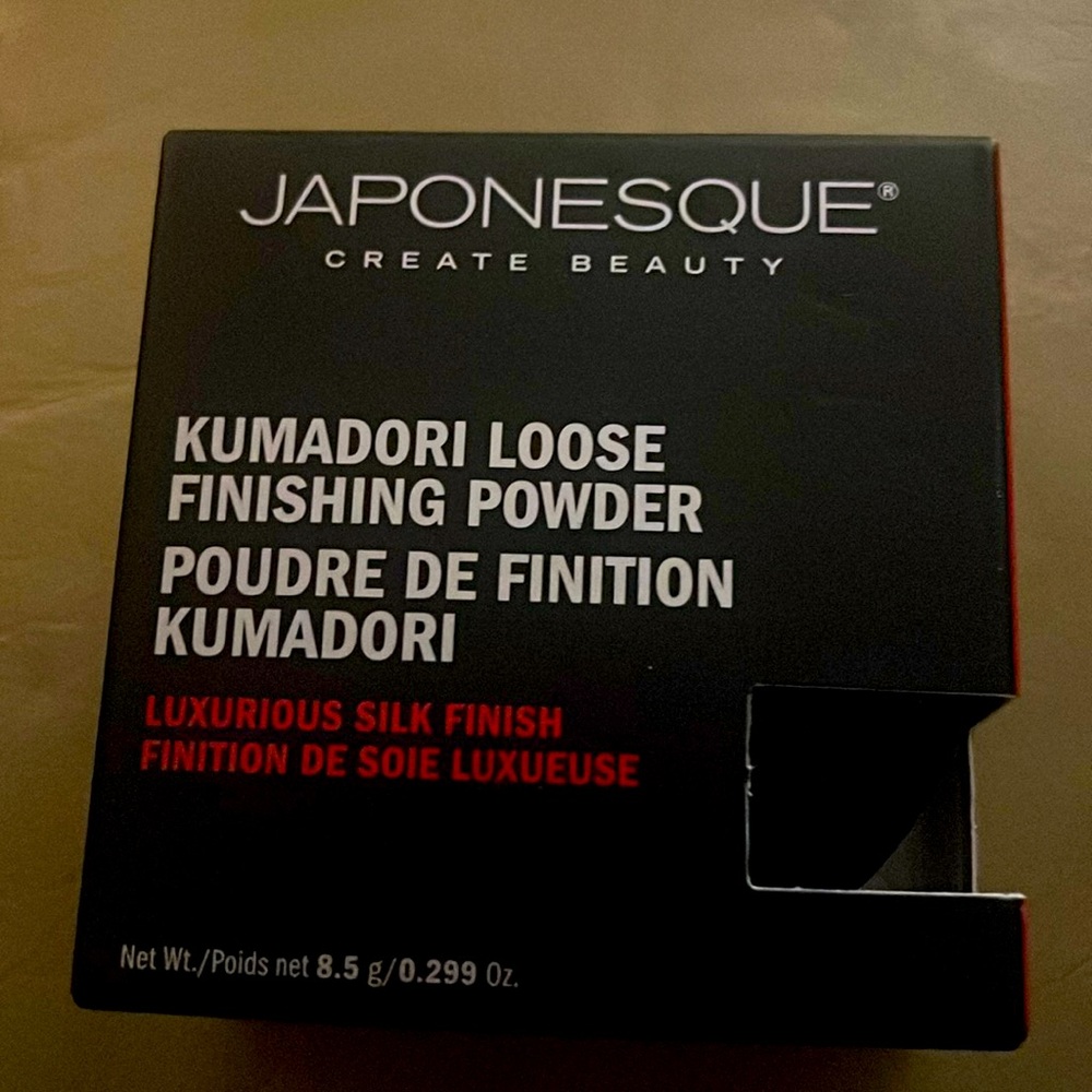 NIB! Japonesque Create Beauty Kumadori Loose Finishing Powder.